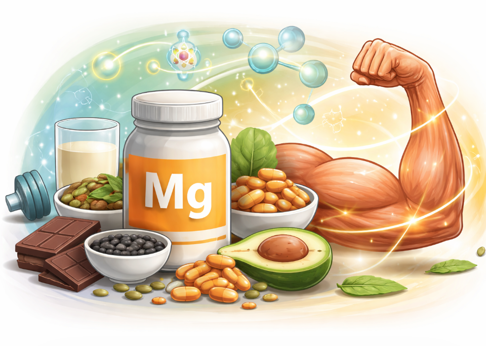 Cách bổ sung magie giúp phục hồi cơ bắp- Ảnh 1.