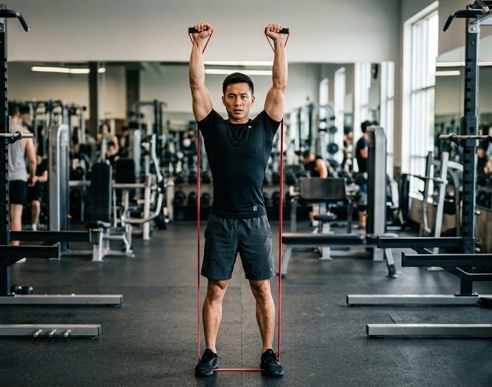 Chuỗi bài tập đứng 6 phút giúp tăng cơ bắp tay sau tuổi 50- Ảnh 1.