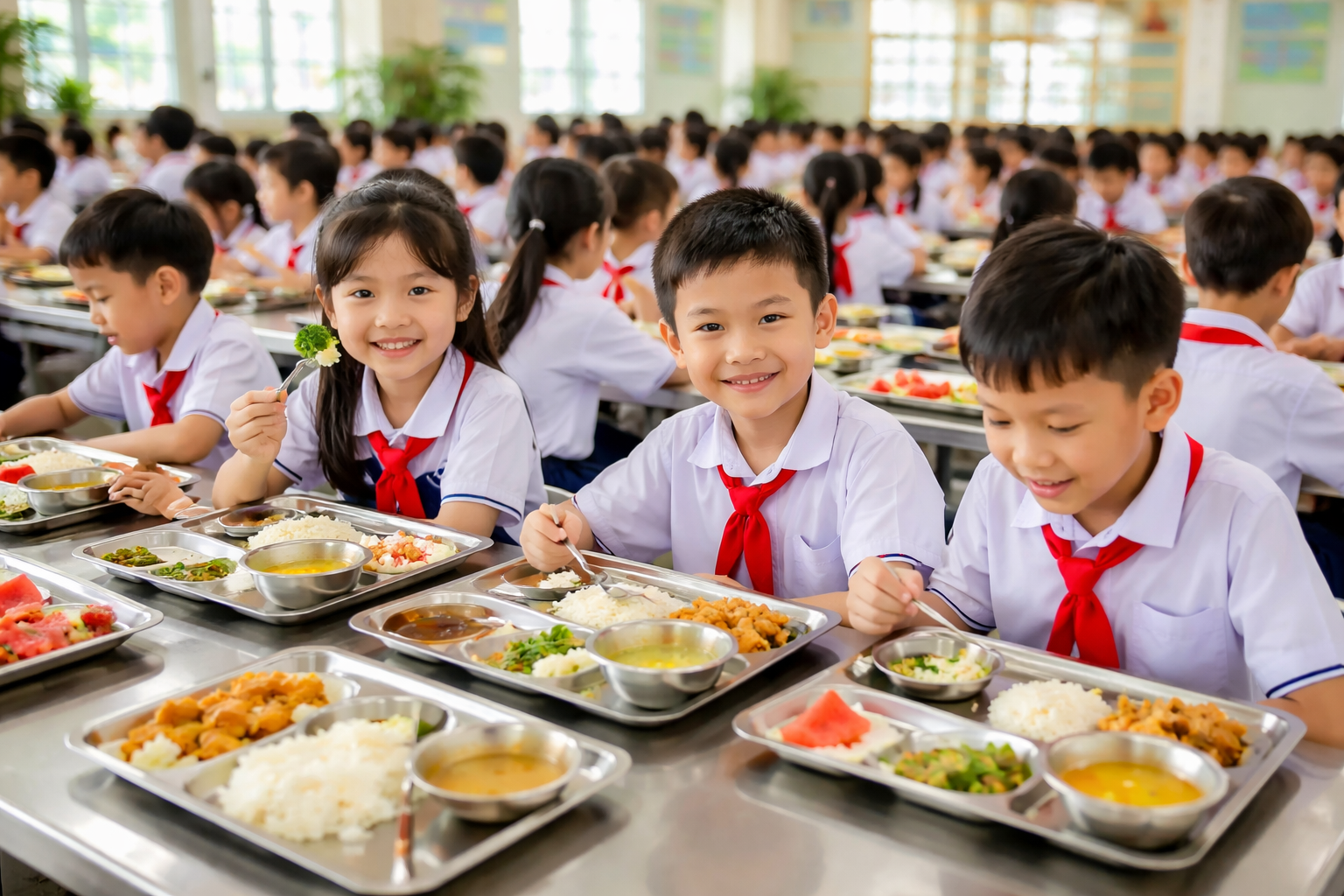 Xây dựng cơ chế giám sát để bữa ăn học đường không bị cắt xén- Ảnh 2.