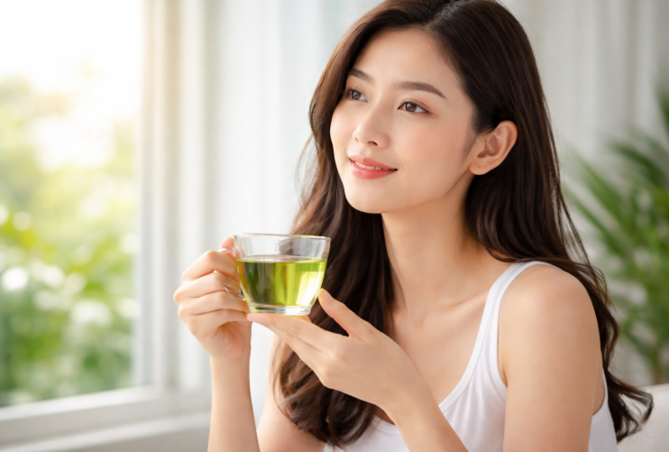 Uống bao nhiêu tách trà xanh mỗi ngày để có làn da đẹp?- Ảnh 1. Uống bao nhiêu tách trà xanh mỗi ngày để có làn da đẹp?- Ảnh 1.