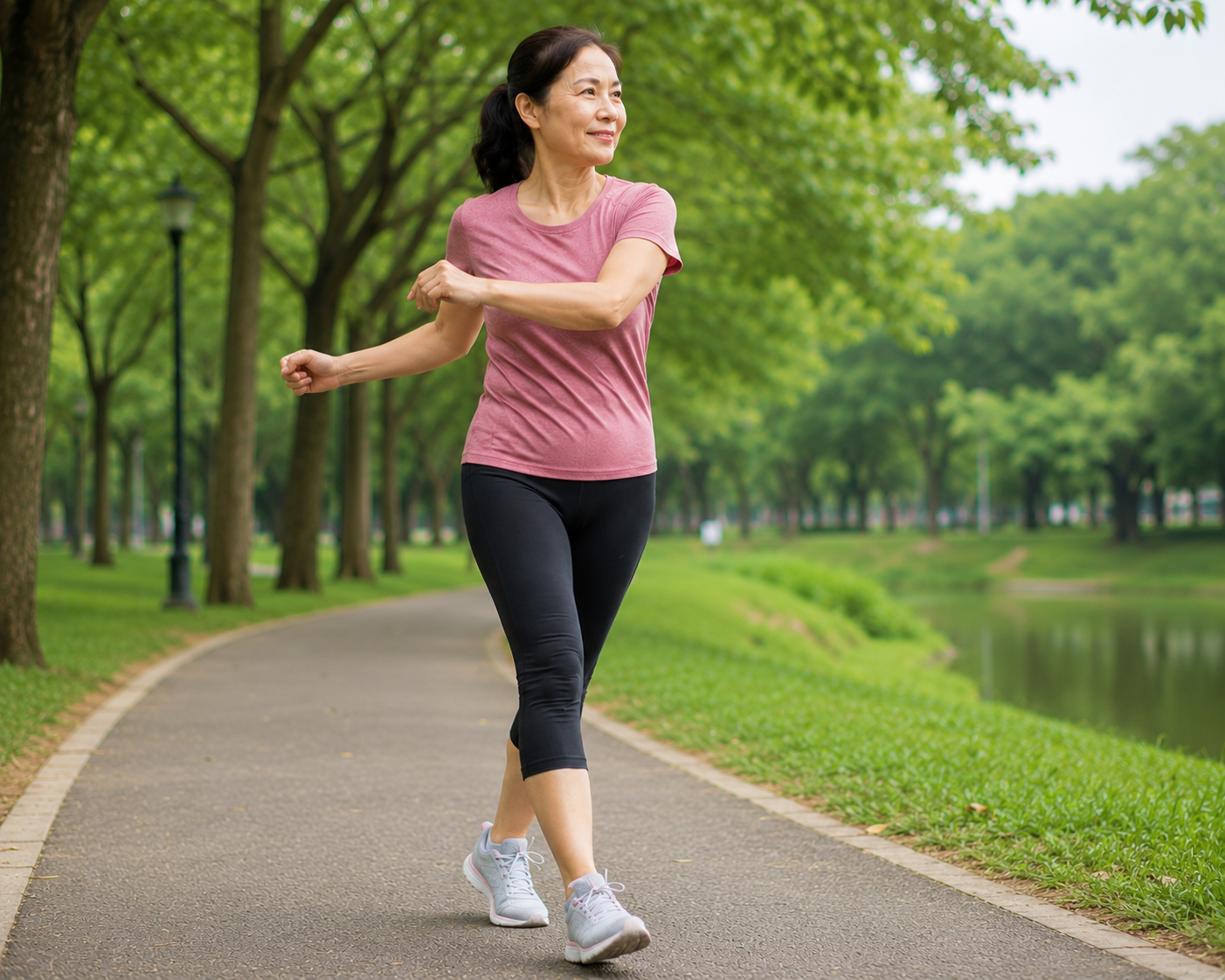 5 bài tập đi bộ giảm mỡ bụng tốt hơn tập gym sau tuổi 50- Ảnh 4.