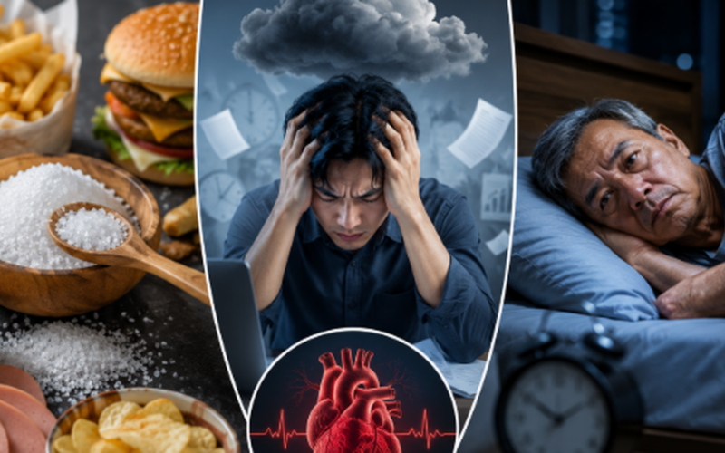 Bộ ba nguy cơ gây tăng huyết áp, làm thế nào để phòng ngừa?