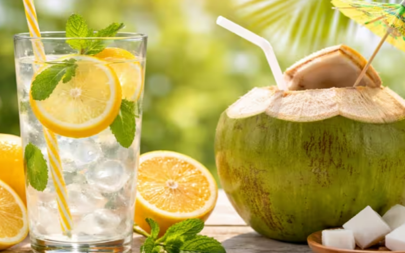 Trời nóng nên uống nước chanh hay nước dừa?