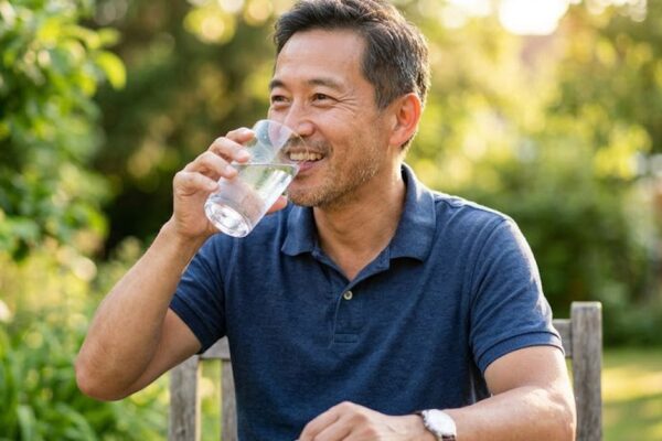 Bí quyết uống nước đúng cách cho người cao tuổi trong mùa hè