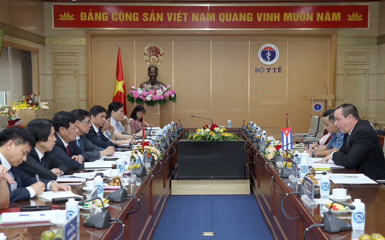 Thứ trưởng Nguyễn Tri Thức tiếp, làm việc với Đại sứ Đặc mệnh toàn quyền nước Cộng hòa Cuba tại Việt Nam- Ảnh 5.
