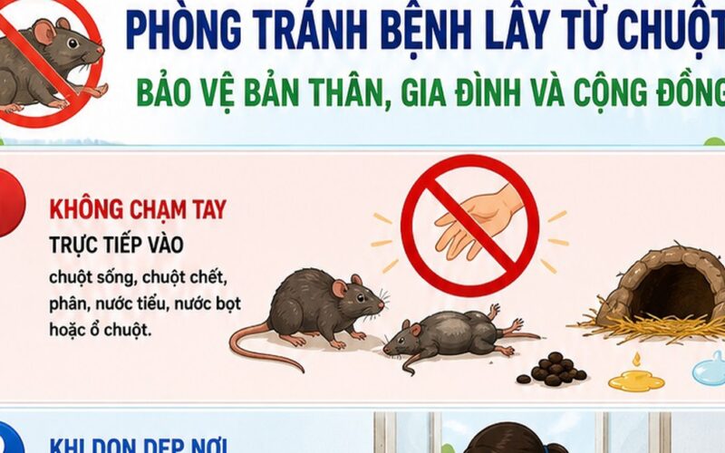 [Infographic] 5 khuyến cáo phòng bệnh virus Hanta