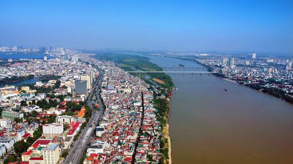 Hà Nội dự kiến sắp xếp, quy hoạch lại toàn bộ dân cư ngoài đê sông Hồng- Ảnh 1.