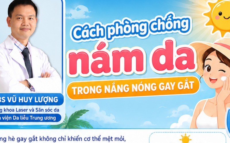 Cách phòng chống nám da, tàn nhang trong nắng nóng gay gắt