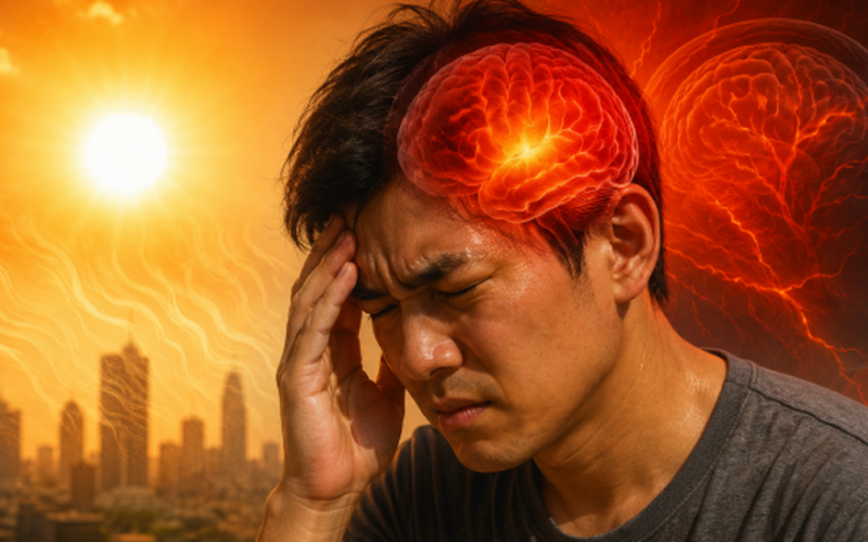 Tác động của nắng nóng tới não bộ: Dấu hiệu cảnh báo và cách phòng ngừa