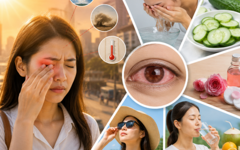 Nắng nóng gây hại mắt thế nào? 5 cách bảo vệ mắt trong mùa hè