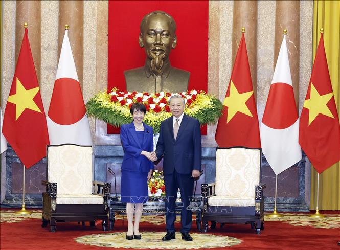 Tổng Bí thư, Chủ tịch nước Tô Lâm hội kiến Thủ tướng Nhật Bản- Ảnh 2.