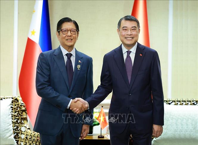 Thủ tướng Lê Minh Hưng gặp Tổng thống Philippines- Ảnh 1.