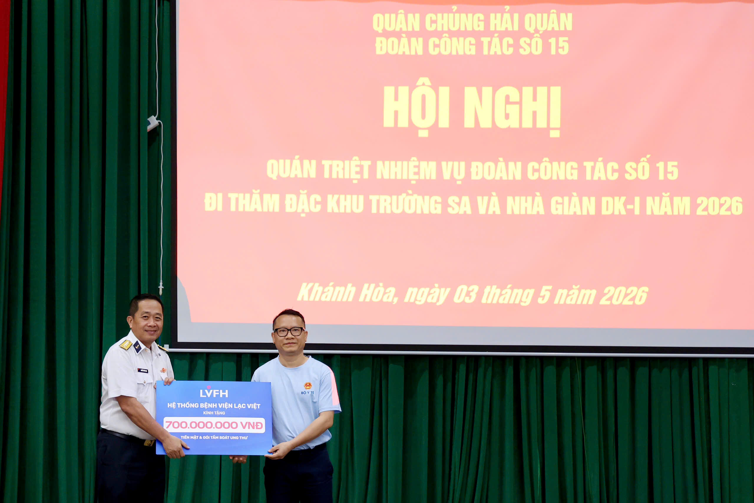 Đoàn Đại biểu Bộ Y tế sẵn sàng lên đường thăm cán bộ, chiến sĩ, nhân dân Trường Sa và nhà giàn DK1- Ảnh 9.