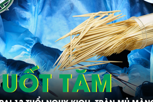Bé 13 tuổi nguy kịch vì tràn mủ màng tim, bác sĩ sốc khi phát hiện chiếc tăm tre cắm ở tim