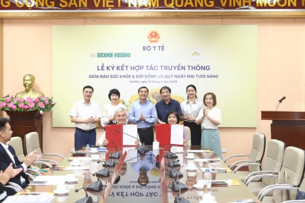 Báo Sức khỏe & Đời sống cùng Quỹ Ngày mai tươi sáng hợp tác lan tỏa thông điệp nhân ái, huy động hỗ trợ bệnh nhân ung thư