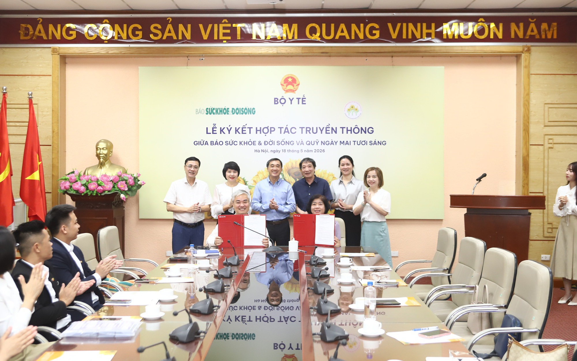 Báo Sức khỏe & Đời sống cùng Quỹ Ngày mai tươi sáng hợp tác lan tỏa thông điệp nhân ái, huy động hỗ trợ bệnh nhân ung thư