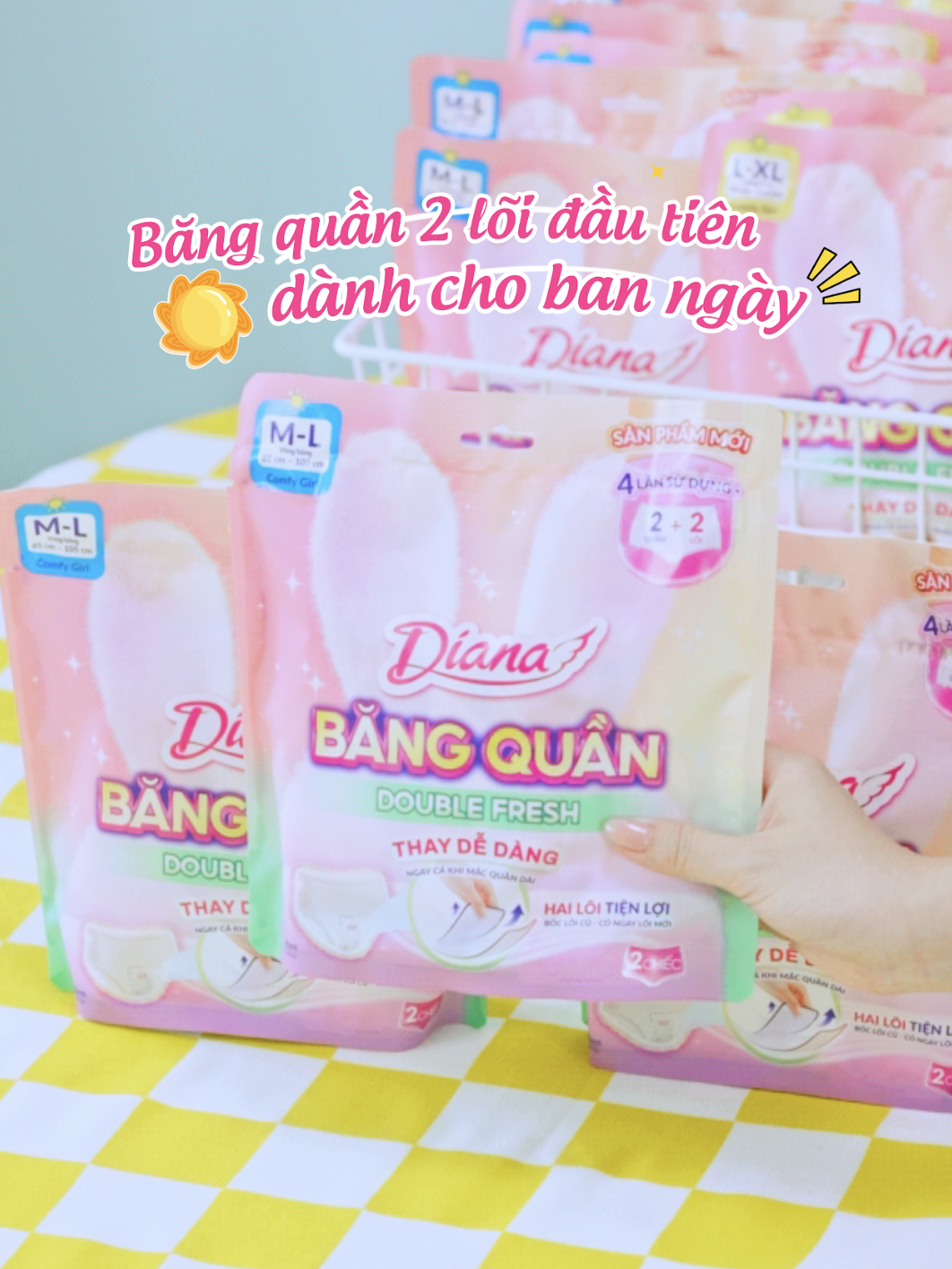 5 lí do nên thử ngay Diana Băng Quần Double Fresh 2 lõi cho nhu cầu dùng ban ngày- Ảnh 1.