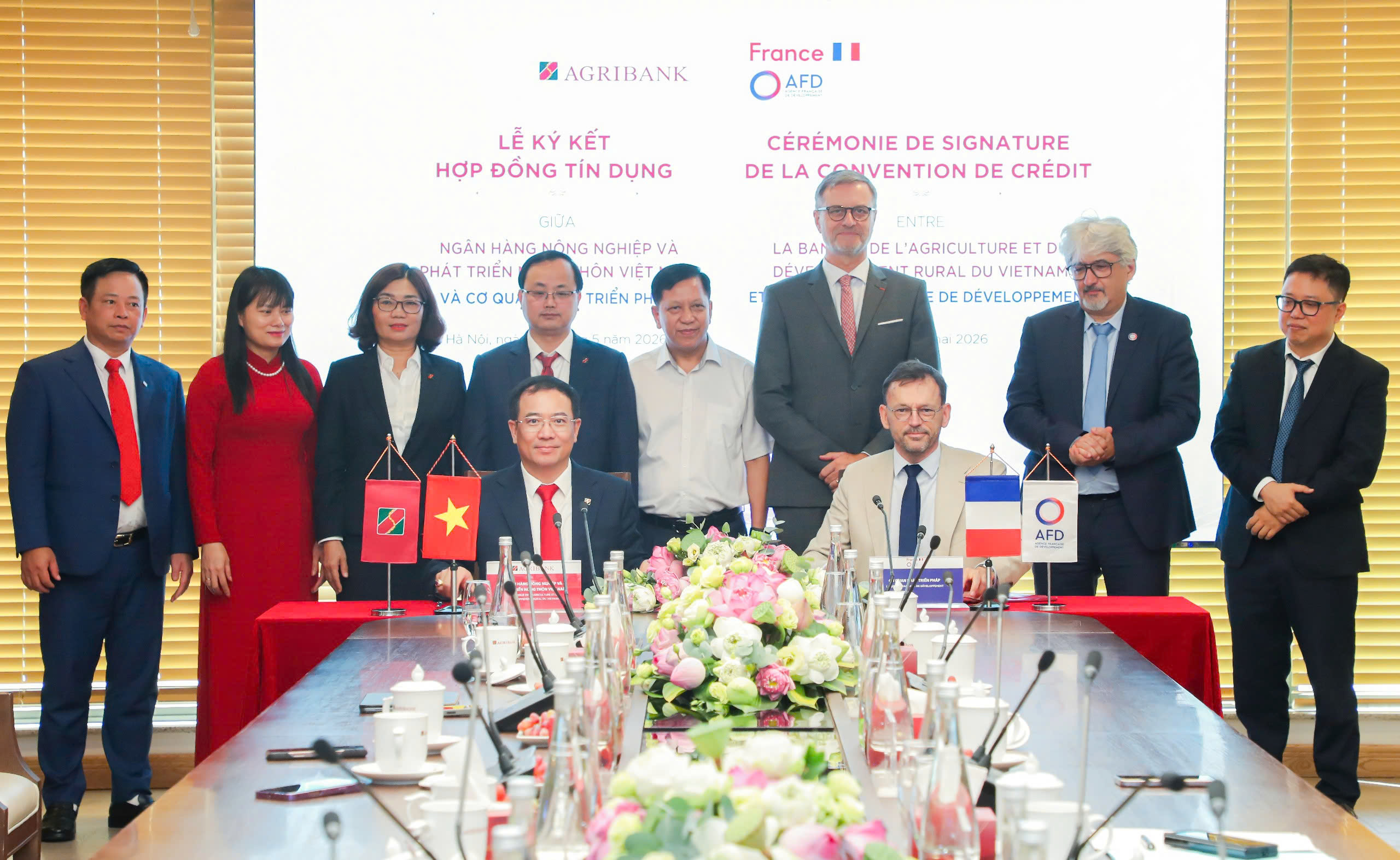 Agribank ký kết Hợp đồng tín dụng Hạn mức tài chính khí hậu với Cơ quan Phát triển Pháp- Ảnh 3.