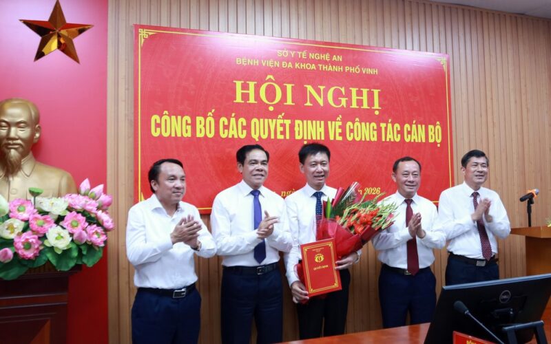 Bệnh viện Đa khoa TP Vinh có tân Giám đốc