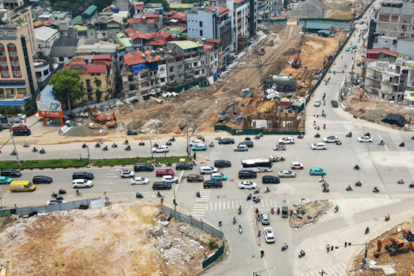 Hà Nội điều chỉnh giao thông nút La Thành – Nguyễn Chí Thanh thi công metro tuyến số 5