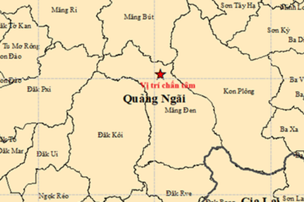 Động đất 3.7 độ gây rung lắc mạnh ở khu du lịch Măng Đen