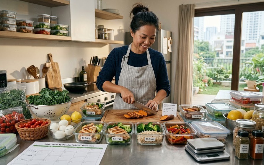 6 thực đơn giảm cân đơn giản tại nhà, dễ áp dụng mà vẫn đủ chất