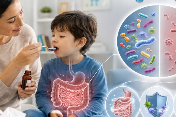 Hệ vi sinh đường ruột và ánh sáng xanh có thể gây béo phì ở trẻ