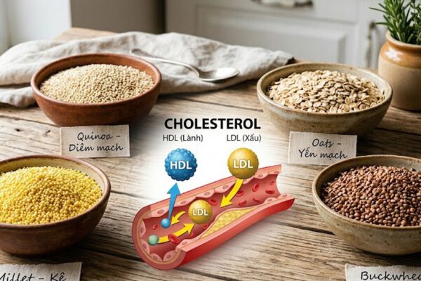 7 loại ngũ cốc nguyên hạt giúp cải thiện cholesterol