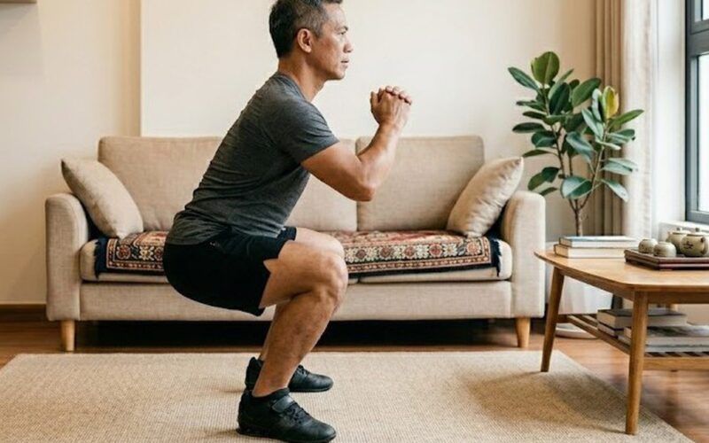 4 lợi ích của bài tập squat đối với người trên 50 tuổi
