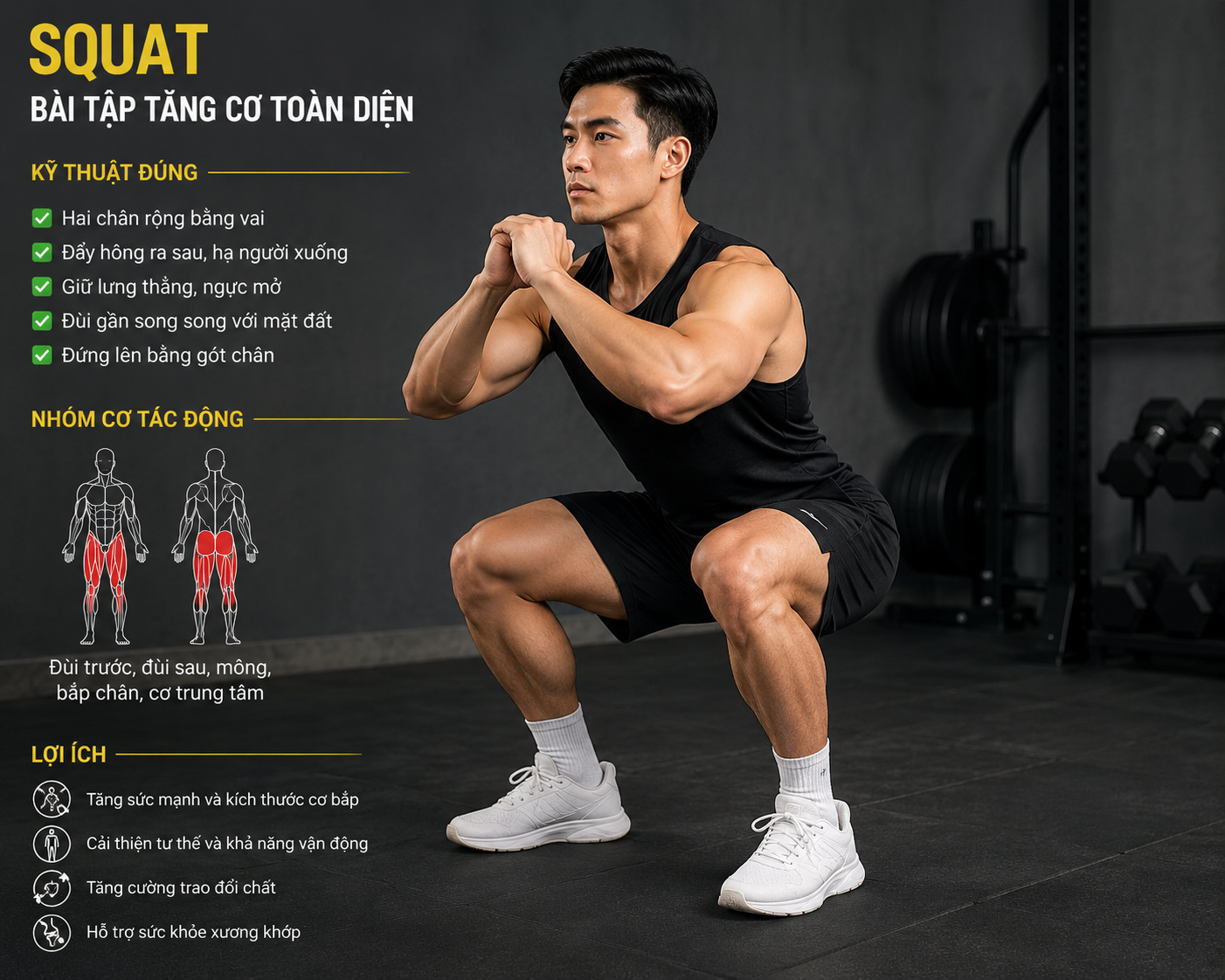 Bài tập 10 phút giúp tăng cường sức mạnh toàn thân và cải thiện thể lực- Ảnh 2.