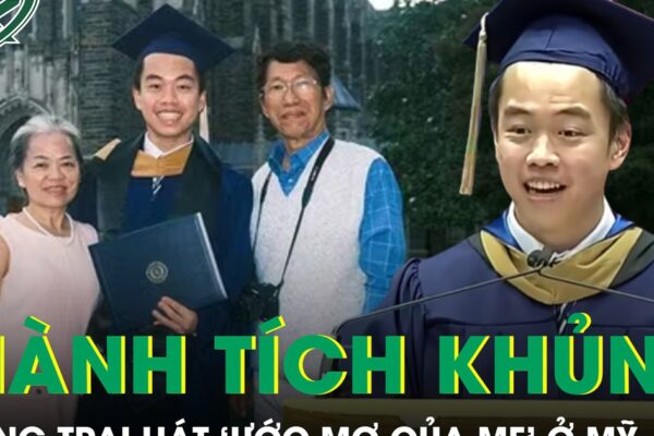 Chàng trai hát ‘Ước mơ của mẹ’ trong lễ tốt nghiệp ở Mỹ gây sốt với thành tích học tập cực khủng