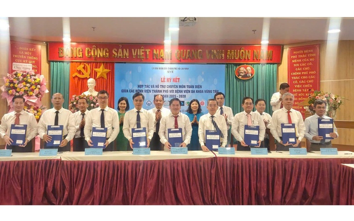 8 bệnh viện tuyến cuối hỗ trợ đưa BVĐK Vũng Tàu thành cực y tế mới