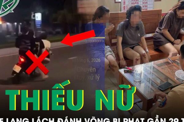 3 thiếu nữ lái xe không đội mũ bảo hiểm, lạng lách đánh võng tại Hưng Yên bị phạt gần 29 triệu