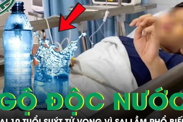 Bé trai 10 tuổi suýt tử vong vì sai lầm này khi uống nước