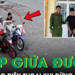 Dùng điện thoại khi đang dừng xe chờ mẹ, thiếu nữ bị cướp giật táo tợn giữa đường