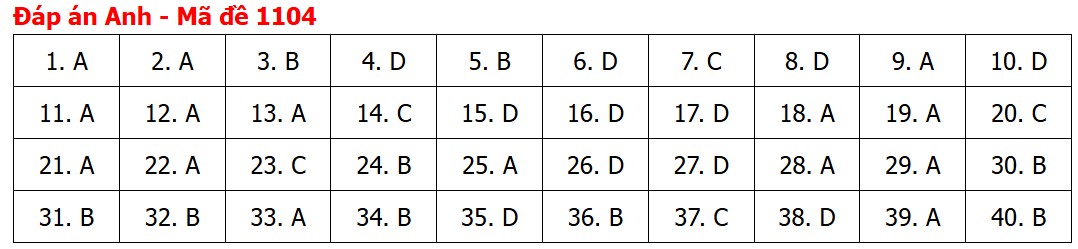 Đề thi, đáp án môn Tiếng Anh tốt nghiệp THPT 2026 tất cả mã đề - Ảnh 8.