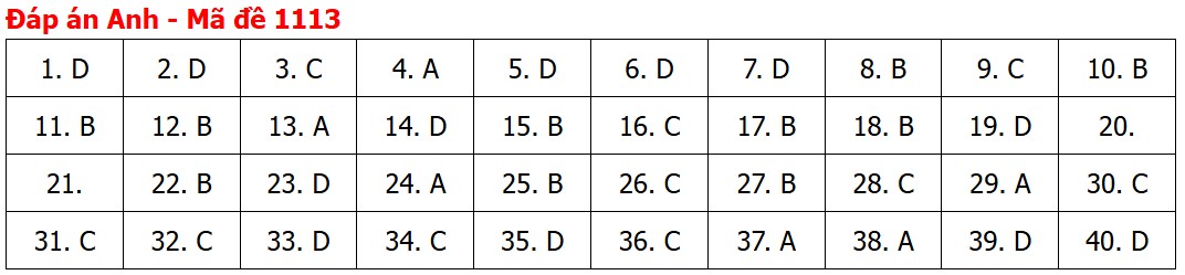 Đề thi, đáp án môn Tiếng Anh tốt nghiệp THPT 2026 tất cả mã đề - Ảnh 17.