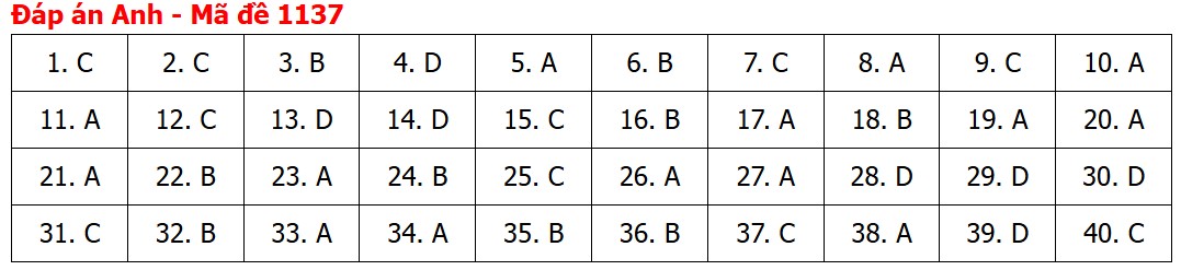 Đề thi, đáp án môn Tiếng Anh tốt nghiệp THPT 2026 tất cả mã đề - Ảnh 42.