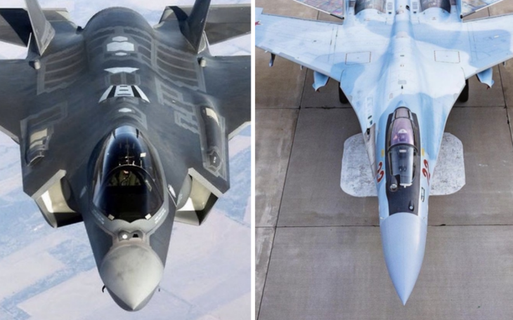 Tiêm kích Su-35 Nga có ưu thế gì so với chiến đấu cơ F-35 Mỹ?