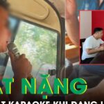 Phạt nặng tài xế vừa lái xe khách vừa hát karaoke ở Nghệ An