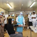 Bệnh viện Dã chiến 2.7 Việt Nam diễn tập ứng phó nguy cơ dịch Ebola tại Nam Sudan