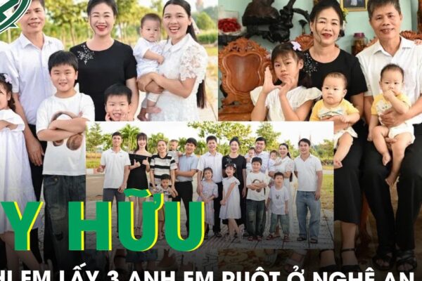 Hai gia đình bất ngờ thành ‘thông gia kép’ khi 3 chị em lấy 3 anh em ruột ở Nghệ An