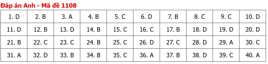 Đề thi, đáp án môn Tiếng Anh tốt nghiệp THPT 2026 tất cả mã đề - Ảnh 12.