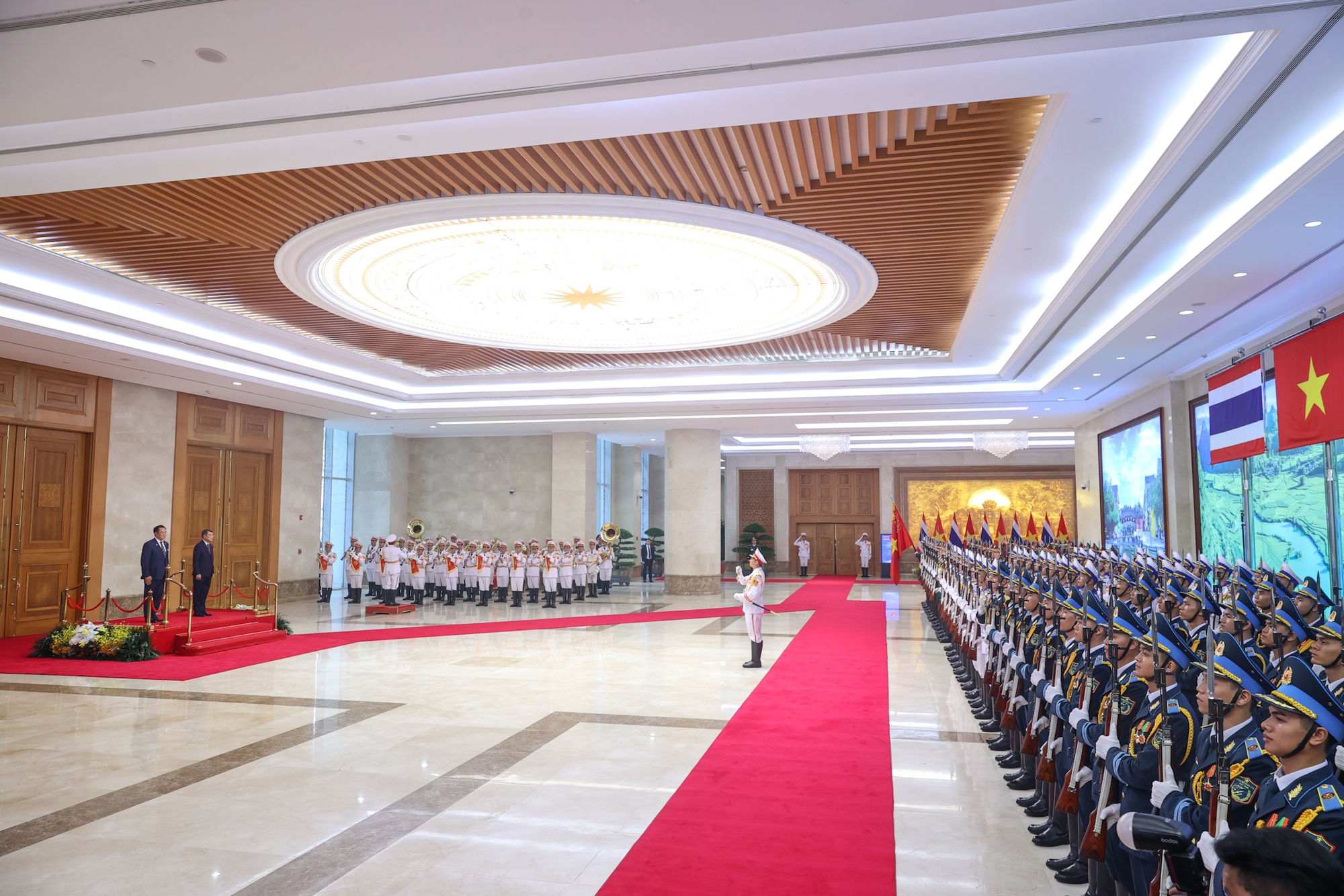 ttg-17809170428382131360824 Thủ tướng Lê Minh Hưng chủ trì lễ đón Thủ tướng Thái Lan- Ảnh 1.